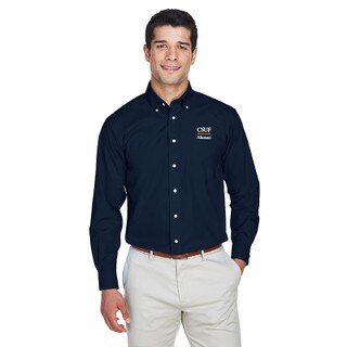 CSUF Alumni Button Up - Navy